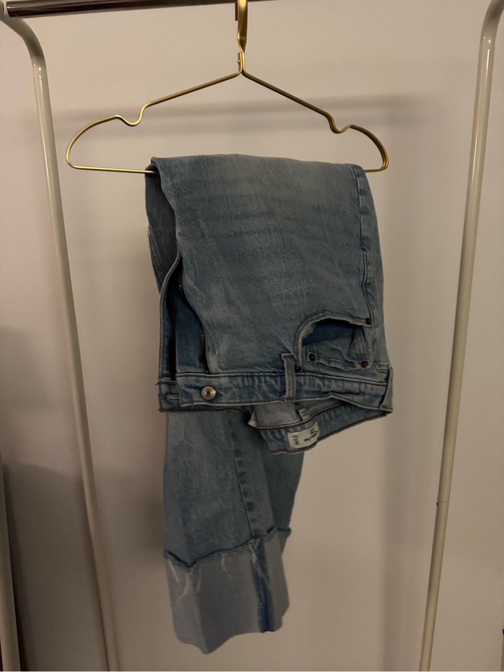 Abercrombie Curve Love Light Wash Denim Jeans